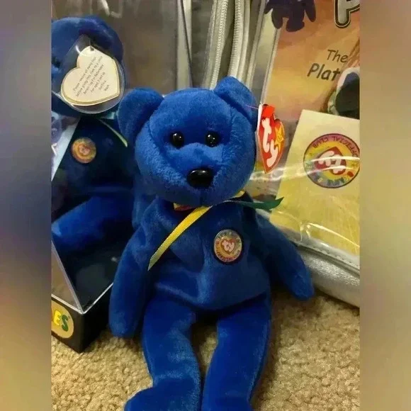 Ty Beanie Babies Platinum Edition Club Kit- Clubby And Princess Diana - Picture 4 of 16